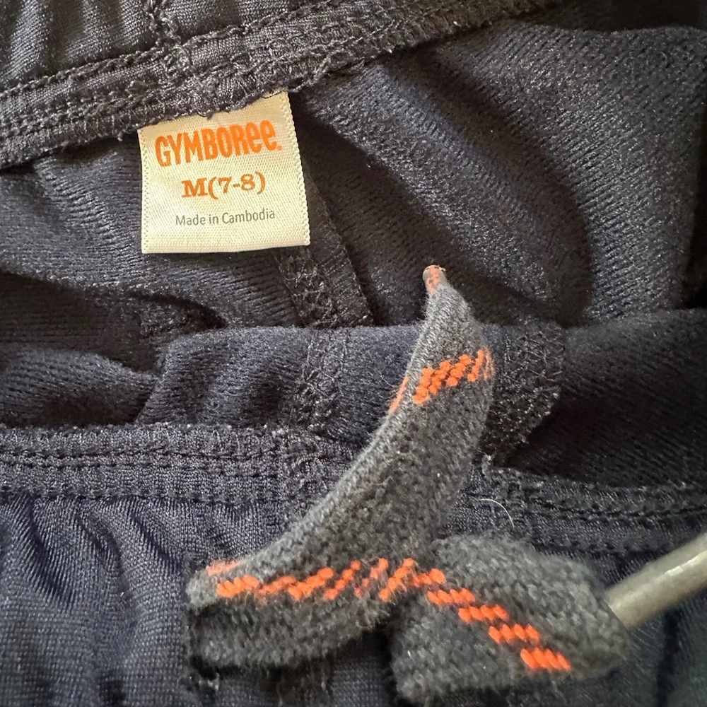 💙 GYMBOREE boys sweatpants size medium size 7 size 8 navy blue
